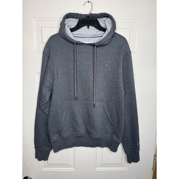 Champion Gray Hoodie Pullover Sweatshirt Gray Men’s Small Fleece Jacket Shirt - Picture 1 of 9